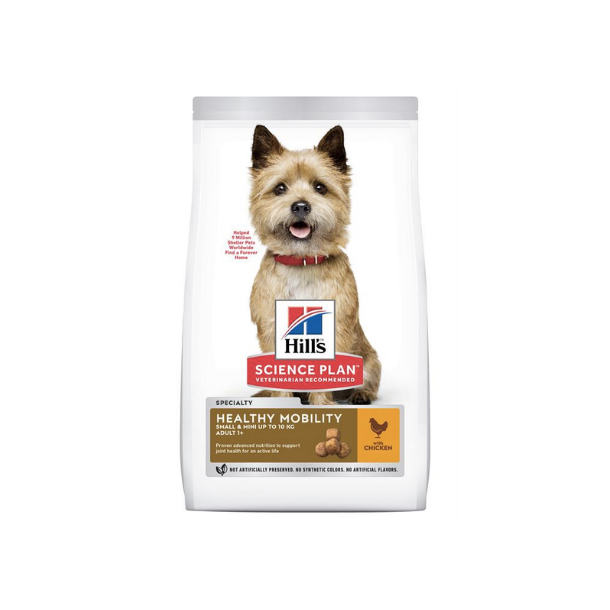 Science Plan Hundefoder Voksen - Healthy Mobility Small/Mini m. kylling 1,5 kg.